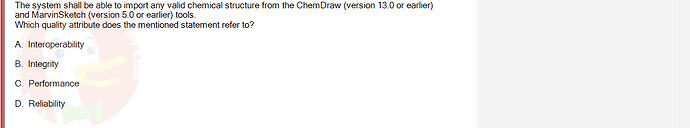 SWR302_SU24_FE_352088_1 - (Choose 1 answer)   The system shall be able to import any valid chemical structure from