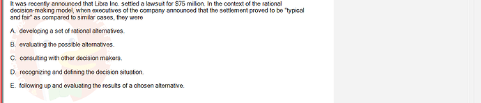 MGT103_SP24B5_FE_416980_imageIndex - (Choose 1 answer)   It was recently announced that Libra Inc. settled a lawsuit for $75