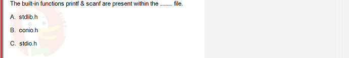 PRF192_SP24B5_FE_798937_imageIndex - (Choose 1 answer)   The built-in functions printf &