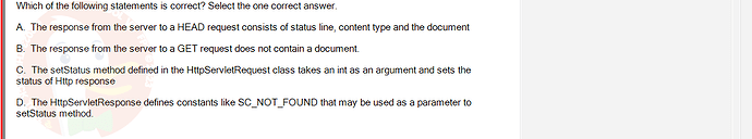 PRJ301_SP24B5_FE_433909_imageIndex - (Choose 1 answer)   Which of the following statements is correct? Select the one correct answer. A.