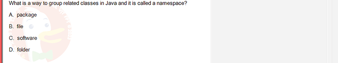 PRO192_SU24_FE2_616897_1 - (Choose 1 answer)   What is a way to group related classes