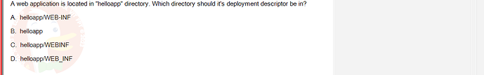 PRJ301_SP24B5_FE_433909_imageIndex - (Choose 1 answer)   A web application is located in "helloapp" directory.