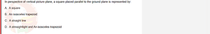 PST202_SU24_FE_515638_1 - (Choose 1 answer)   In perspective of vertical picture plane, a square placed parallel to the