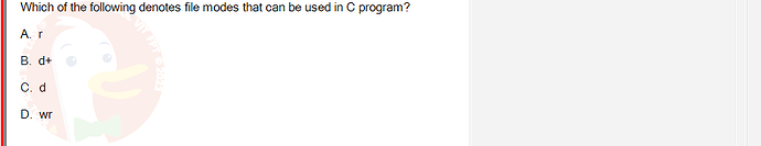 PRF192_SP24B5_FE_798937_imageIndex - (Choose 1 answer)   Which of the following denotes file modes