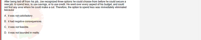 MGT103_SP24B5_FE_416980_imageIndex - (Choose 1 answer)   After being laid off from his job, Joe recognized three options he