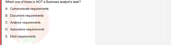 SWR302_SU24_FE_352088_1 - (Choose 1 answer)   Which one of these is NOT a Business