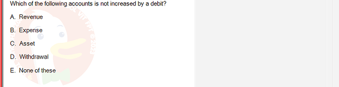 ACC101_FA24_RE_922728_1 - (Choose 1 answer)   Which of the following accounts is not