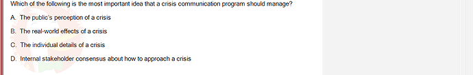 ITE302c_FA24_RE_816089_1 - (Choose 1 answer)   Which of the following is the most important idea that a crisis