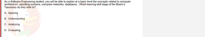 SSG104C1_SU24_FE_919006_1 - (Choose 1 answer)   As a Software Engineering student, you will be able to explain at