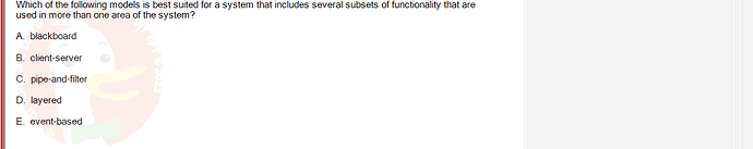 SWE201c_SP25_RE_519519_1 - (Choose 1 answer)   Which of the following models is best suited for a system that