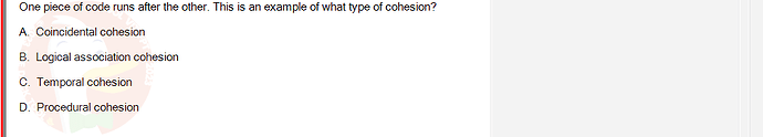 SWE201c_SU24_TE1_193193_1 - (Choose 1 answer)   One piece of code runs after the other. This is an