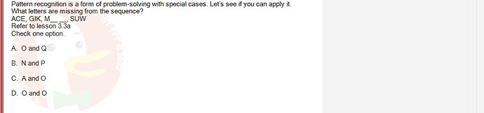 SSL101c_SU24_FE_749589_1 - (Choose 1 answer)   Pattern recognition is a form of problem-solving with special cases. Let's see