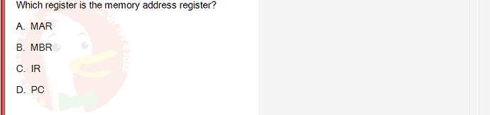 CEA201_SU24_RE_823913_1 - (Choose 1 answer)   Which register is the