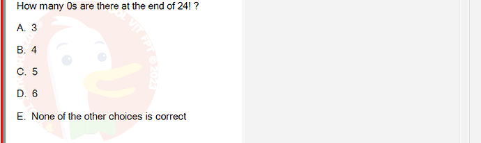 MAD101_SU24_RE_888281_1 - (Choose 1 answer)   How many Os are there at the end of