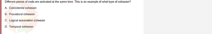 SWE201c_SU24_TE1_193193_1 - (Choose 1 answer)   Different pieces of code are activated at the same time. This is