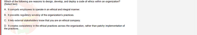 ITE302c_FA24_RE_816089_1 - (Choose 2 answers)   Which of the following are reasons to design, develop, and deploy a