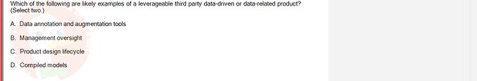 ITE302c_FA24_RE_816089_1 - (Choose 2 answers)   Which of the following are likely examples of a leverageable third party