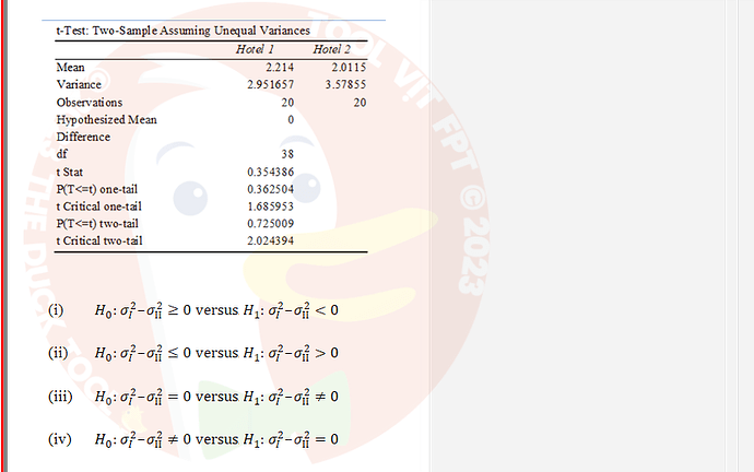 MAS202_FA24_FE_694699_1 - (Choose 1 answer)   The amount of time required to reach a customer service representative has